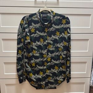 Scotch & Soda Black and Yellow Star Blouse